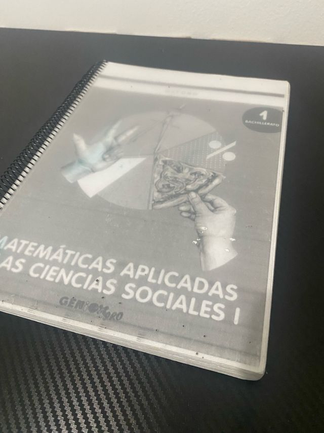 matemáticas aplicadas ciencias sociales I 1 bach
