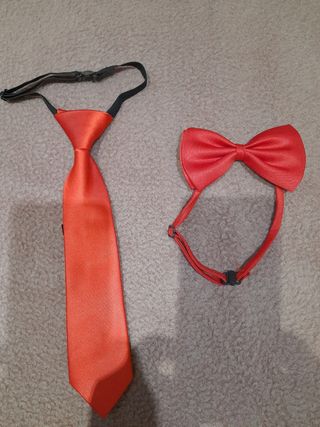 Lote Corbata y pajarita para niño