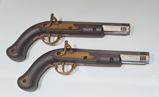 Pistola de pedernal - Juguete plástico