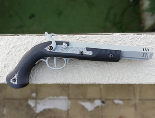 Pistola de pedernal - Juguete plástico