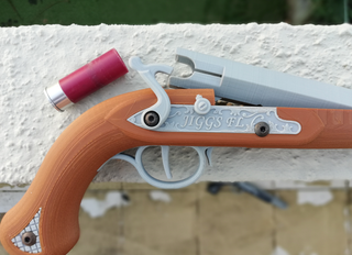 Pistola de pedernal - Juguete plástico
