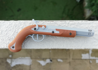Pistola de pedernal - Juguete plástico