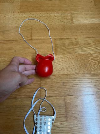 Pack nariz payaso y corbata lentejuelas