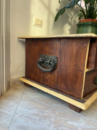 Mesa Auxiliar Madera y Mármol