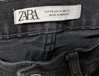 Pantalones vaqueros Zara negros