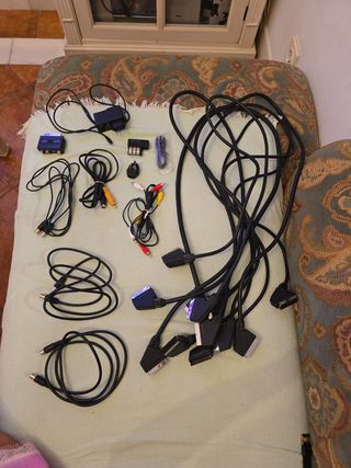 Lote de cables y adaptadores