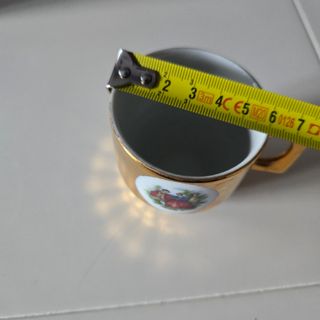 Juego de café dorado antiguo