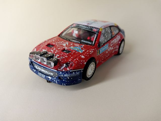 Scalextric Citroën Xsara Rally efecto nieve