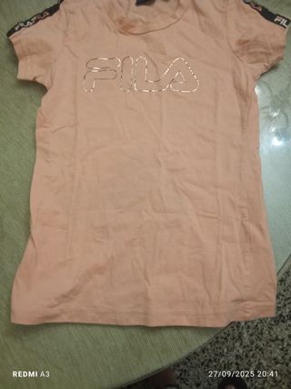 Camiseta Fila Rosa Talla XS