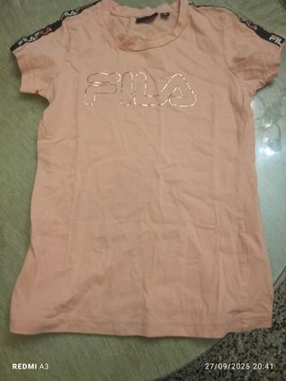 Camiseta Fila Rosa Talla XS
