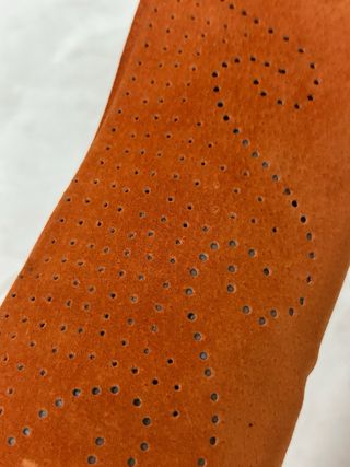 Guantes de ante mujer naranja