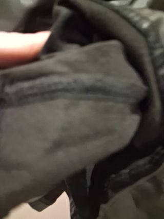 Falda pantalón polipiel negra talla M