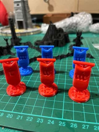 Estandartes La Guerra del Anillo (3D)