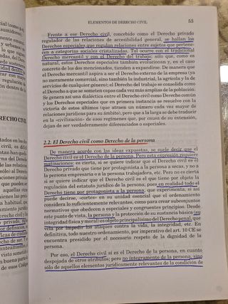 Libro Elementos de Derecho Civil