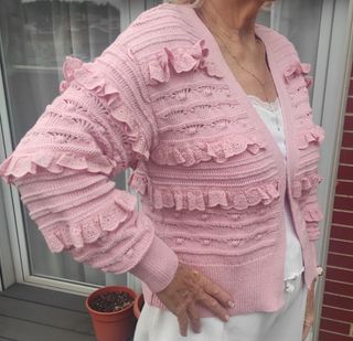 Chaqueta Zara Rosa Talla XS