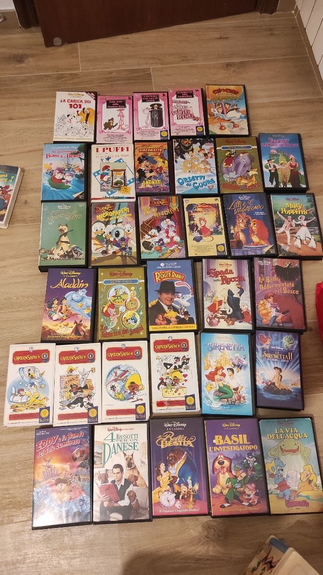 VHS Film e Cartoni Disney anche singolarmente