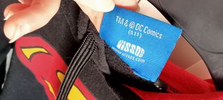Sudadera Superman DC Negra y Roja