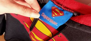 Sudadera Superman DC Negra y Roja