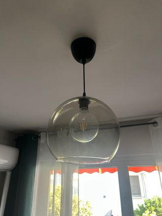 Lámpara colgante cristal 