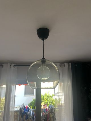 Lámpara colgante cristal 