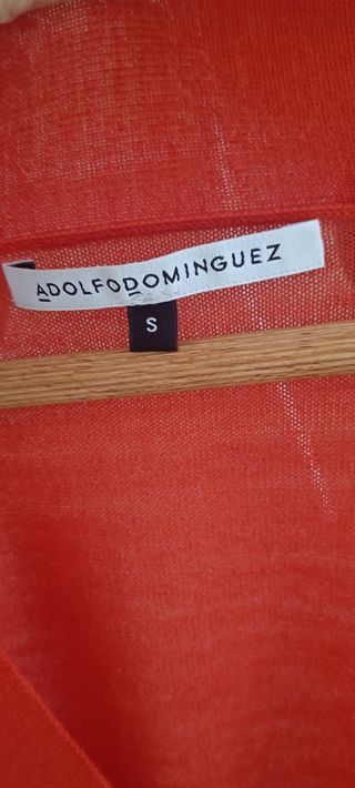 Jersey fino Adolfo Dominguez Rojo Talla S