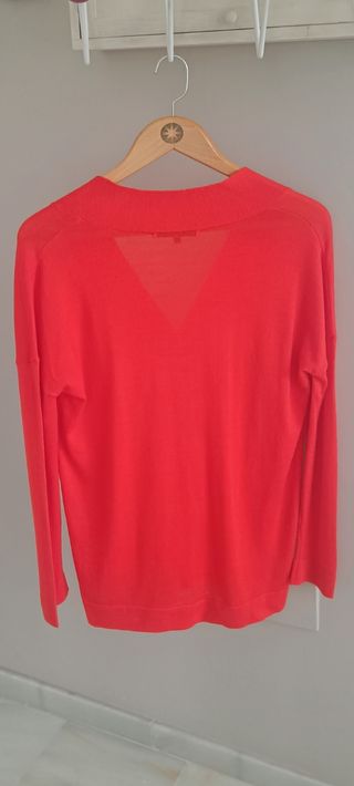 Jersey fino Adolfo Dominguez Rojo Talla S