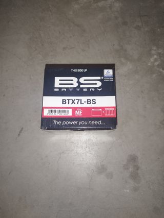 Batería Moto BS BTX7L-BS 12V MF