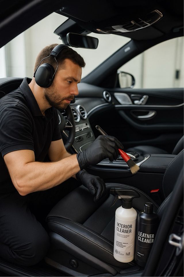 Limpieza de vehículos a mano interior y exterior