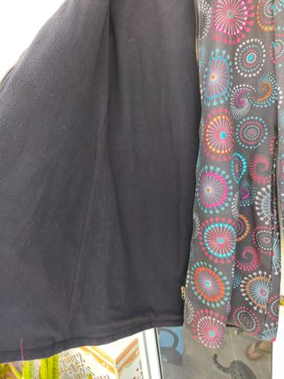 Chaqueta Nepal mujer gris multicolor
