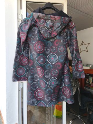 Chaqueta Nepal mujer gris multicolor