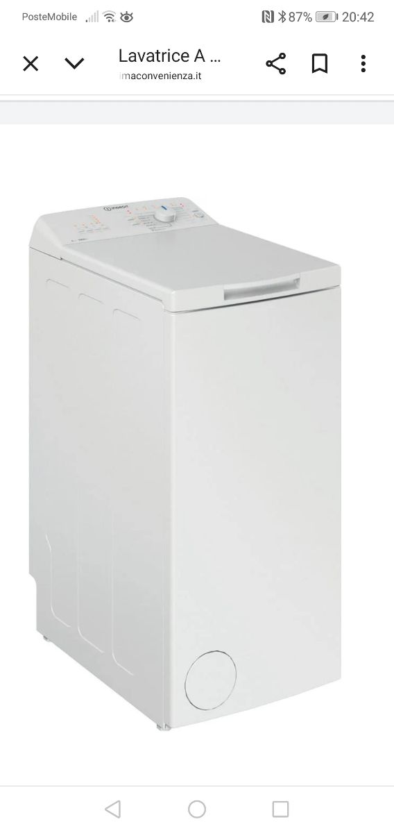 Lavatrice Indesit carico dall'alto 5 kg