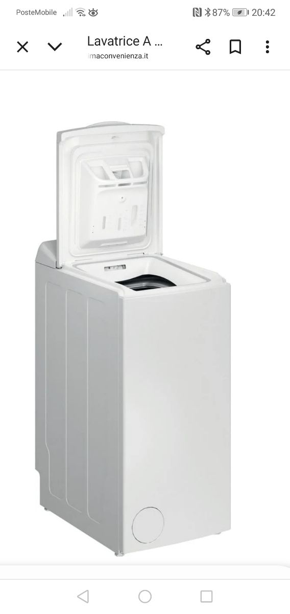 Lavatrice Indesit carico dall'alto 5 kg