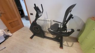 Bicicleta estática reclinada