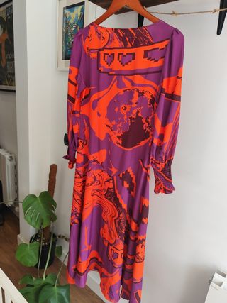 Vestido Kling largo estampado