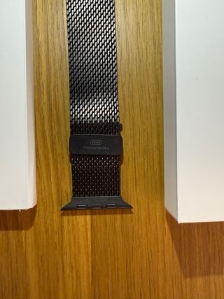 Correa Titanium Milanese Loop Negra Talla L