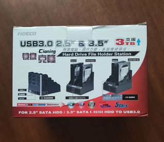 Dock Station IDE 2.5/3.5" y SATA 2.5/3.5" USB 3.0