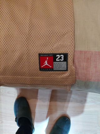 Camiseta Jordan 23 NBA Tirantes Beige