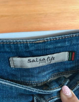 Pantalón vaquero Salsa Jeans mujer azul
