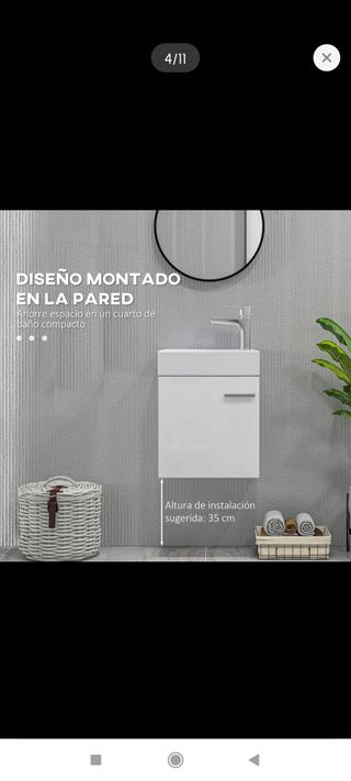 Mueble de baño con lavabo (pica/lavamanos)