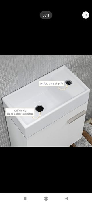 Mueble de baño con lavabo (pica/lavamanos)