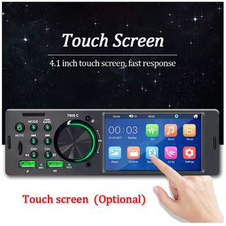 Radio Coche MP5 Bluetooth 1DIN Pantalla Táctil
