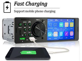 Radio Coche MP5 Bluetooth 1DIN Pantalla Táctil