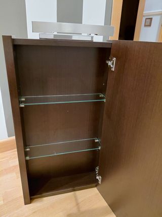 Muebles de baño almacenamiento con luz