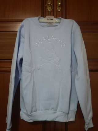 Sudadera Scalpers Azul Talla M
