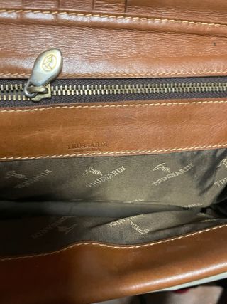 Portafogli Trussardi vintage pelle marrone