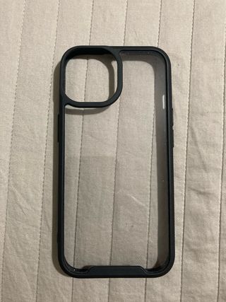 Cover iPhone 15 Nero Trasparente