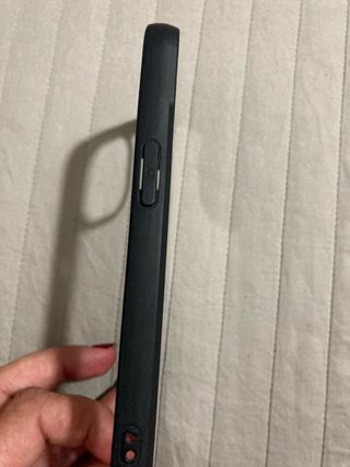 Cover iPhone 15 Nero Trasparente