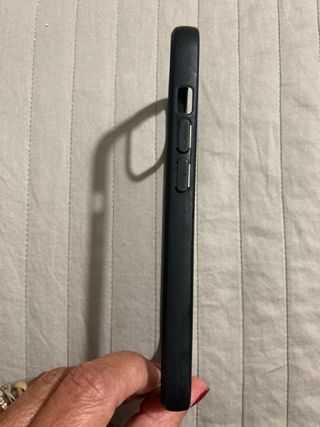 Cover iPhone 15 Nero Trasparente