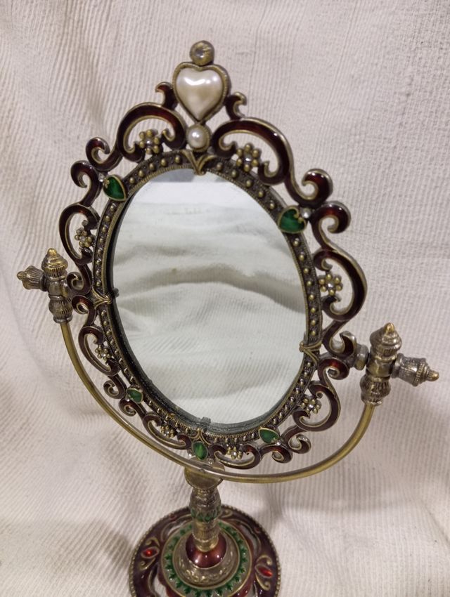 Espelho de mesa decorativo