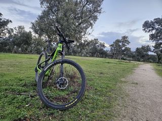 Bicicleta Cannondale y cuadro 